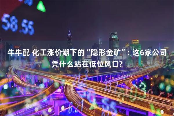 牛牛配 化工涨价潮下的“隐形金矿”: 这6家公司凭什么站在低位风口?
